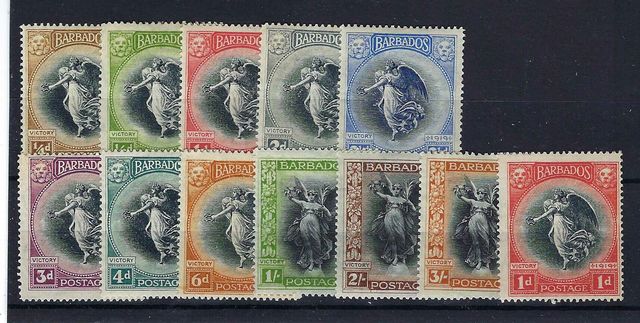 Image of Barbados SG 181/91 LMM British Commonwealth Stamp